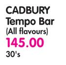 Cadbury Tempo Bar(All Flavours)-30's