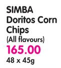 Simba Doritos Corn Chips(All Flavours)-48 x 45gm
