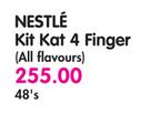 Nestle Kit Kat 4 Finger(All Flavours)-48's