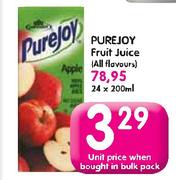 Purejoy Fruit Juice-24 x 200ml