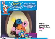 Beacon Milk Chocolate Egg With Allsorts-105g