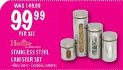 Home Stainless Steel canister Set  