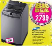 Samsung Metallic Silver Top Load Washing Machine-13kg  