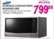 Samsung Metallic Silver Electronic Microwave Oven-30l 