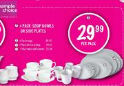 Simple Choice Cups & Saucers-4 Pack