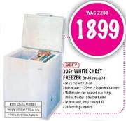 Defy White Chest Freezer-205l
