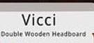 Vicci Double Wooden Headboard