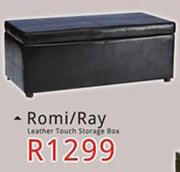 Romi/Ray Leather Touch Storage Box