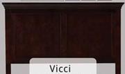 Vicci Queen Wooden Headboard