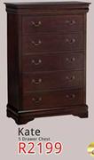 Kate 5 Drawer Chest