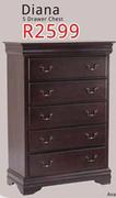 Diana 5 Drawer Chest