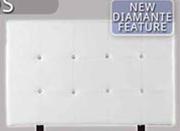Nikki Queen Leather Touch Headboard