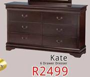 Kate 6 Drawer Dresser