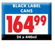 Black Label Cans-24 x 440ml