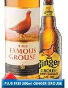 Famous Grouse Scotch Whisky-750ml + 500ml