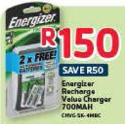 Energizer Recharge Value Charger 700MAH
