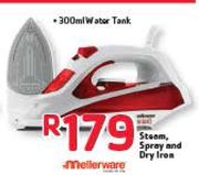 Mellerware Steam,Spray And Dry Iron