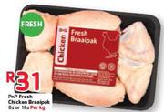 Pnp Fresh Chicken Braaipack-8s Or 16s Per Kg