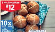 Hot Cross Buns-6's