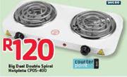 Big Deal Double Spiral Hotplate CPDS-400