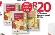 PnP Instant Sauce Assorted-4x40/49g 