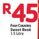 Four Cousins Sweet Rose-1.5Ltr