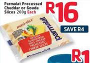 Parmalat Processed Cheddar Or Gouda Slices-200g Each