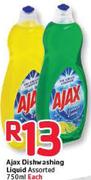 Ajax Dishwashing Liquid Assorted-750ml