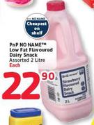 PnP No NAme Low Fat Flavoured Dairy Snack Assorted-2Ltr