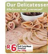 PnP Cold Meat Assorted-Per 100g
