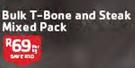Bulk T-Bone And Steak Mixed Pack-Per Kg