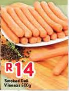 Smoked Deli Viennas-500g