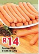 Smoked Deli Viennas-500g