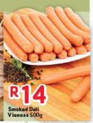 Smoked Deli Viennas-500g