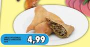 Large Vegetable/Mince Samoosas-Each