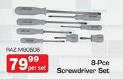 8-Pce Screwdriver Set RAZ.M90506 Per Set