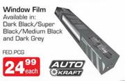 Auto Kraft Window Film FED.PCG Each