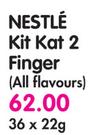 Nestle Kit Kat 2 Finger(All Flavours)-36X22g