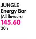 Jungle Energy Bar(All Flavours)-30's