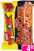 Nestle Tex Or Bar one(All Flavours)-40's