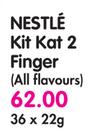 Nestle Kit Kat 2 Finger (All Flavours)-36 x 22g