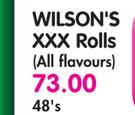 Wilson's XXX Rolls(All Flavours)-48's