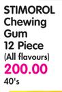 Stimorol Chewing Gum 12 Piece(All Flavours)-40's