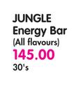 Jungle Energy Bar(All Flavours)-30's