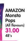 Amazon Monsta Pops(All Flavours)-48's