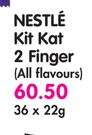 Nestle Kit Kat 2 Fingers(All Flavours)-36x22g