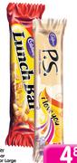 Cadbury Lunch Bar Or PS Bar Large(All Flavours)-Each