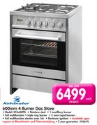 Kelvinator 600mm 4 Burner Gas Stove KC6640SS