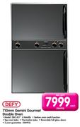 Defy 710mm Gemini Gourmet Double Oven DBO437