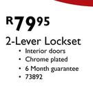 BBL 2 Lever Lockset